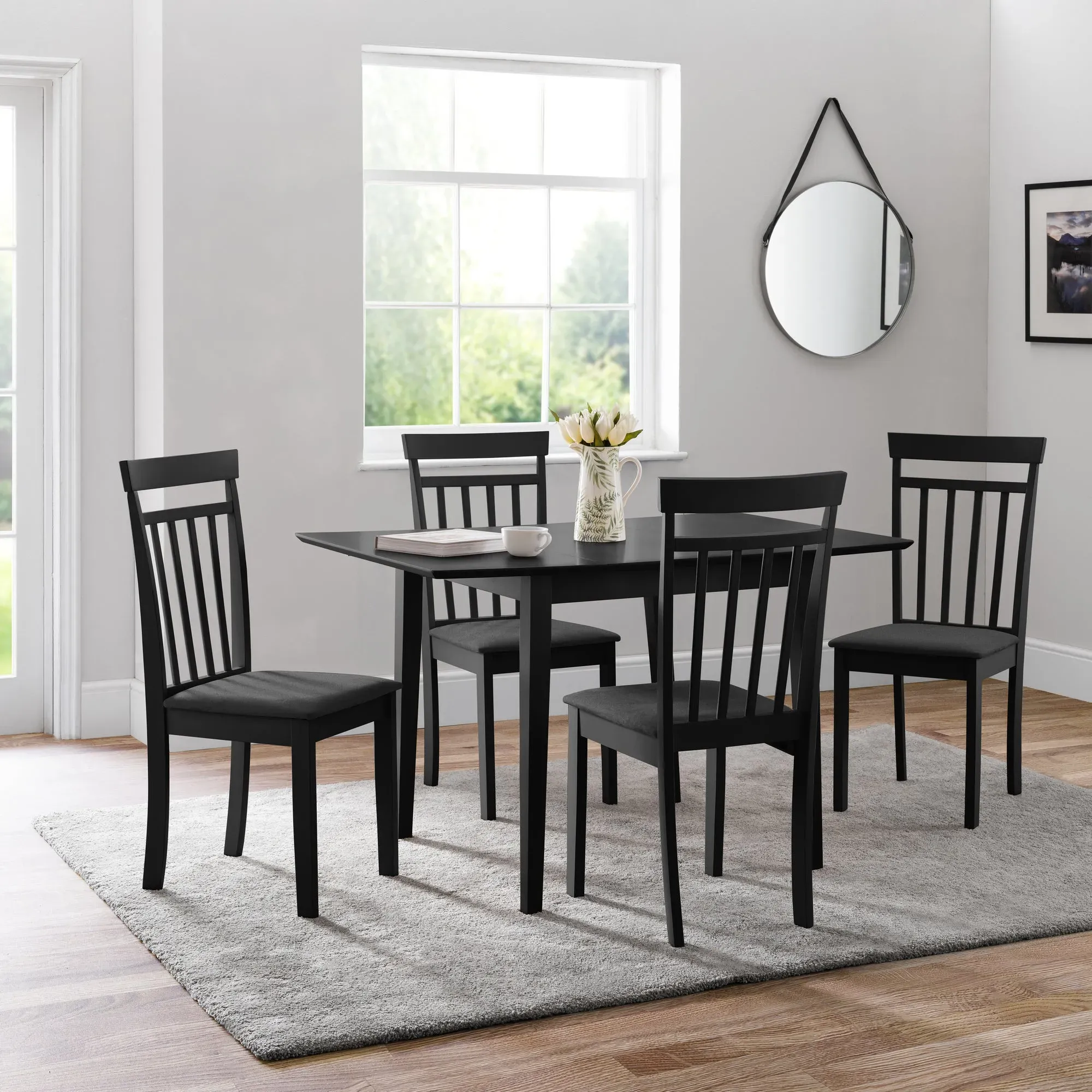 rufford-4-6-seater-square-extendable-dining-table-black image