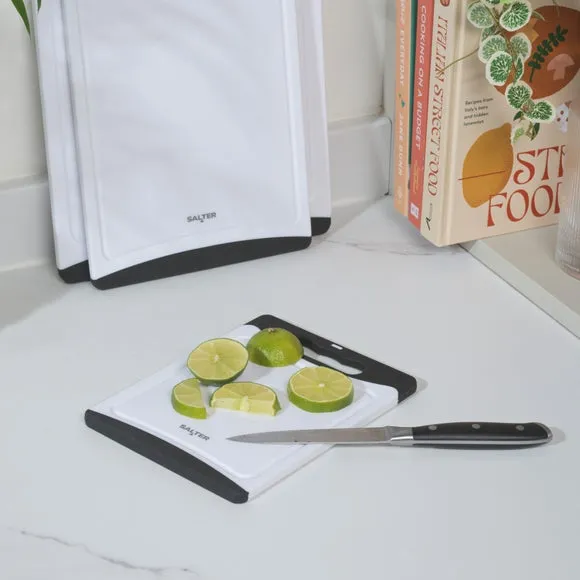 3 Piece Chopping Board Set - White, Plastic alternate view