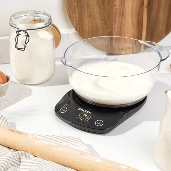 Electric Kitchen Scale with Bowl - Black product