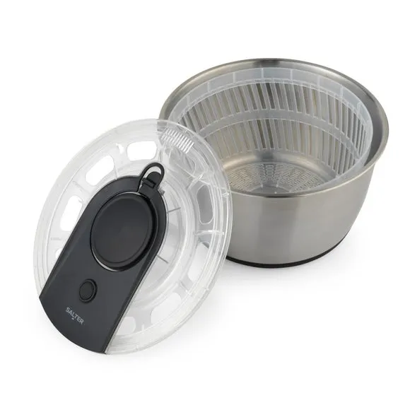 Expert Stainless Steel Salad Spinner - Silver alternate view