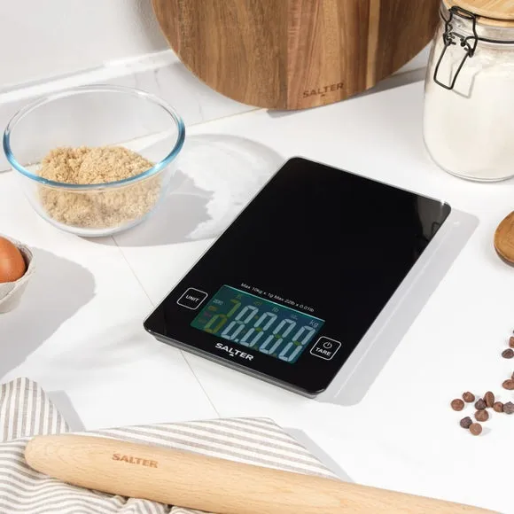 Salter Large Display Electronic Kitchen Scale - Black product