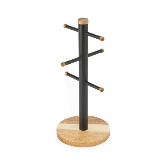Toronto Mug Tree - Black, Wood