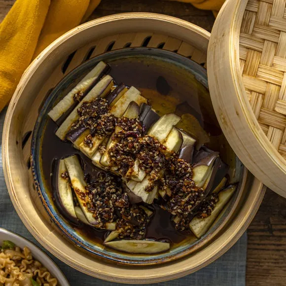 School of Wok 25cm 2-Tier Bamboo Steamer - Natural alternate view