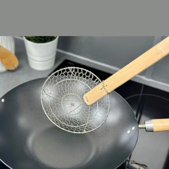 School of Wok Metal Wok Strainer - Silver, Stainless Steel product