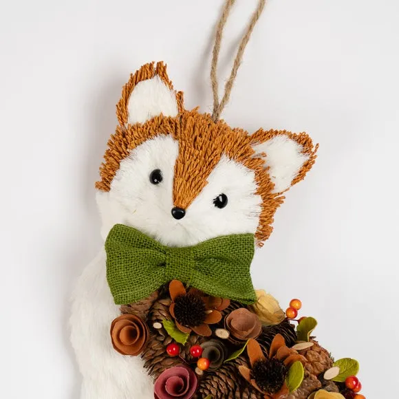 Fox Hanging Decoration - Multicolor, Straw alternate view