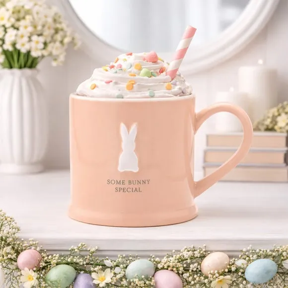 Eggstraordinary Gift Co. Some Bunny Special Mug - Pink, Ceramic product