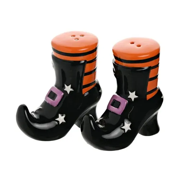 Hocus Pocus Ceramic Boot Salt & Pepper Shakers product
