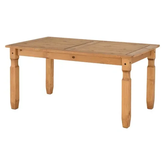 Corona 4-Seater Rectangle Dining Table - Brown, Solid Wood product