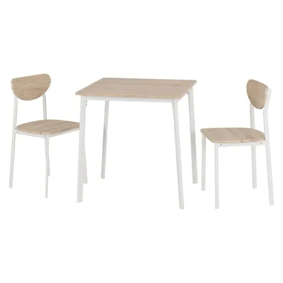 Riley Dining Table with 2 Chairs - White alternate view