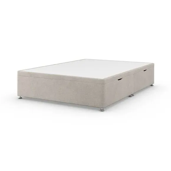 Everyday Side Opening Ottoman Bed Frame - Grey, Woven Fabric alternate view