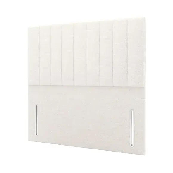 Teddy Vertical Stripe Floor Standing Headboard - Cream alternate view