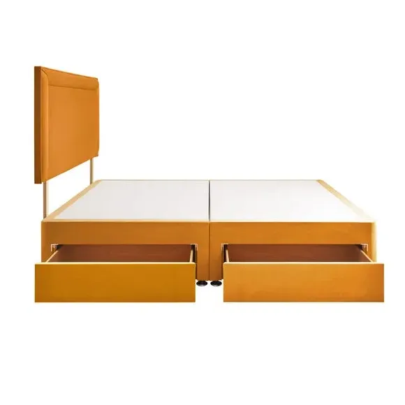 Divan Bed with Headboard & Mattress - Ochre by Dunelm, image 6