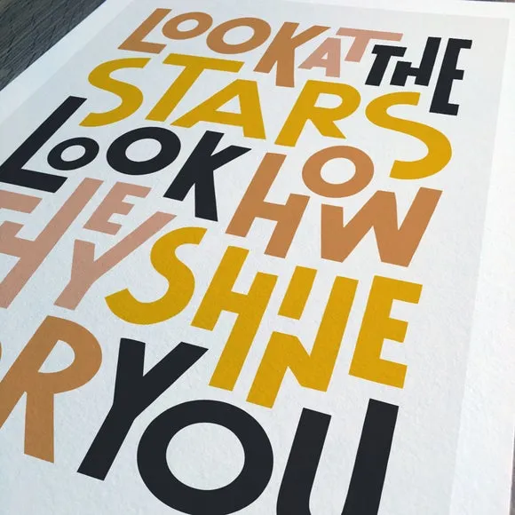 Look at the Stars Framed Print - Multicolor alternate view