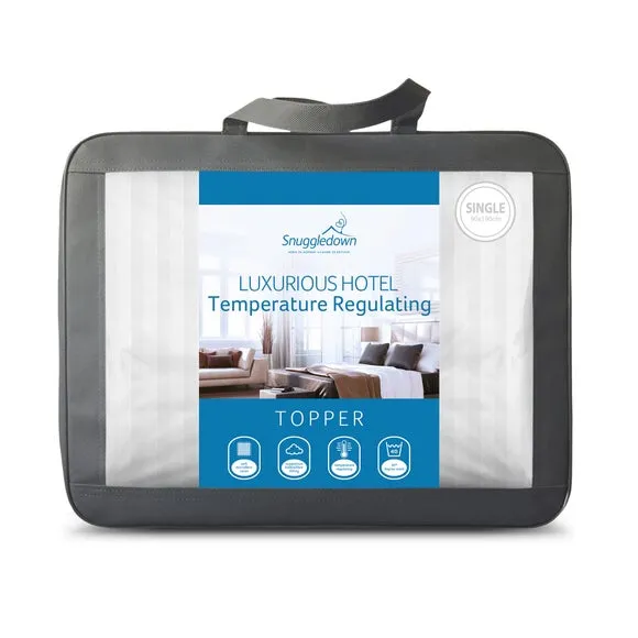 Hotel Temperature Control Mattress Topper - White alternate view