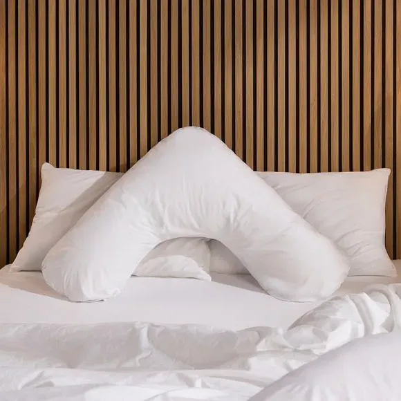 Retreat V-Shape Firm Pregnancy Pillow - White product