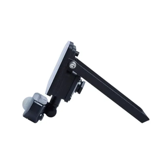 Industrial PIR Sensor Adjustable LED Outdoor Flood Light - Black alternate view