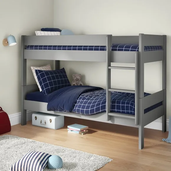 Compact Bunk Bed - Grey, Wood