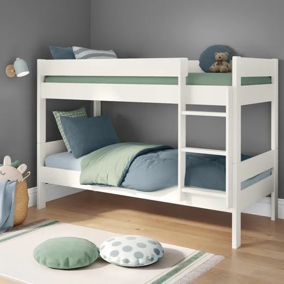 Compact Bunk Bed - White, Wood