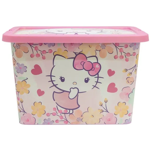Hello Kitty Set of 3 Storage Boxes - Pink alternate view