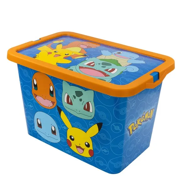 Pokemon Set of 3 Storage Boxes - Blue alternate view