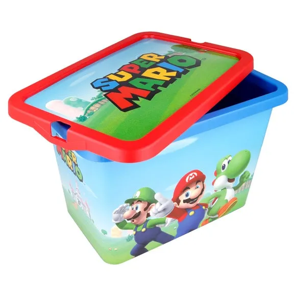 Super Mario Set of 3 Storage Boxes - Blue alternate view