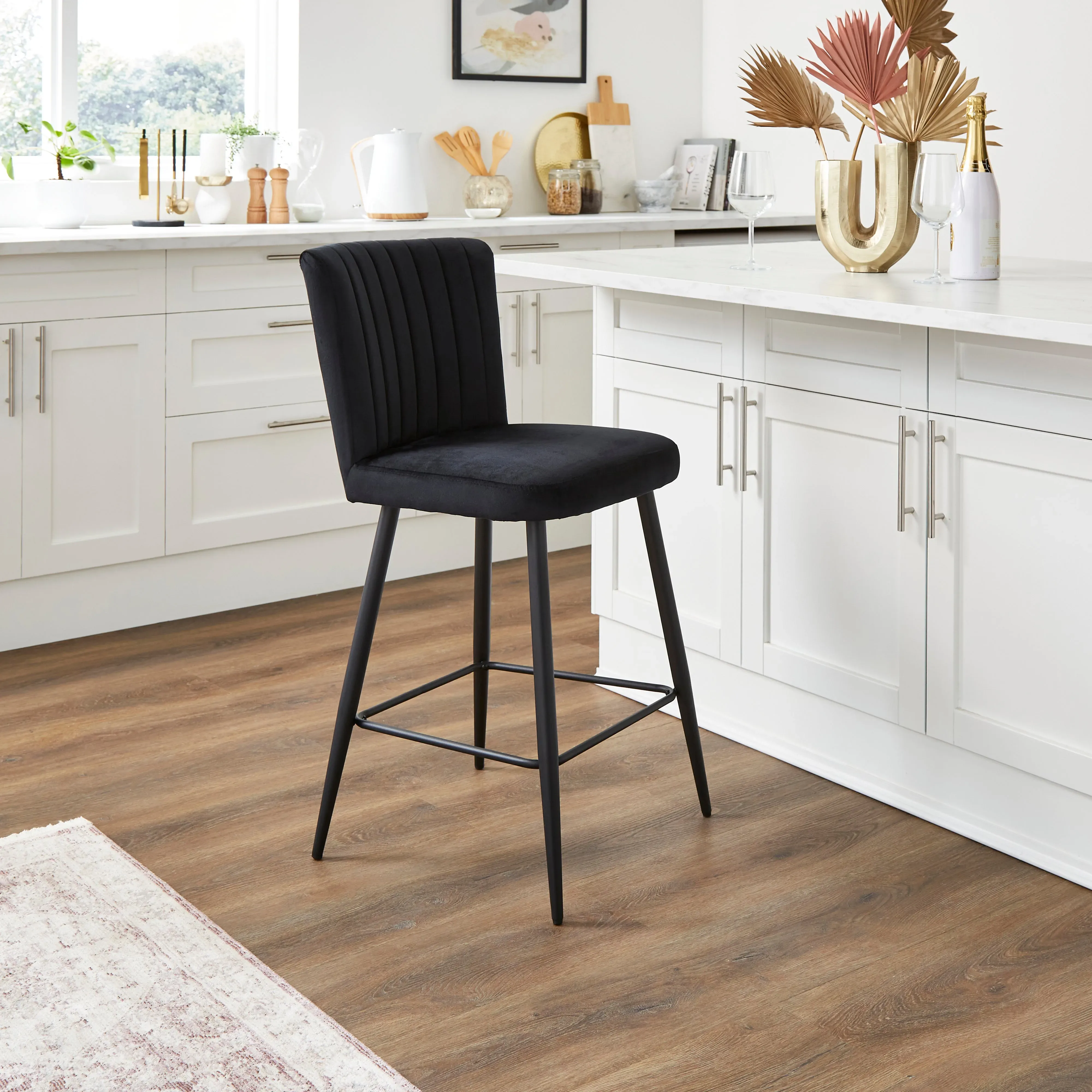 taylor-bar-height-stool-velvet-black image