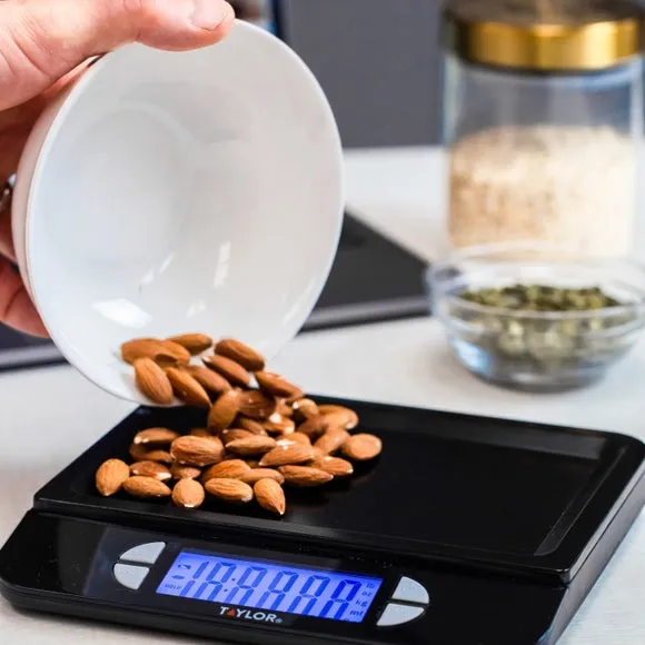 Pro Accurate USB-Rechargeable Kitchen Scales with Tare Function - Black product