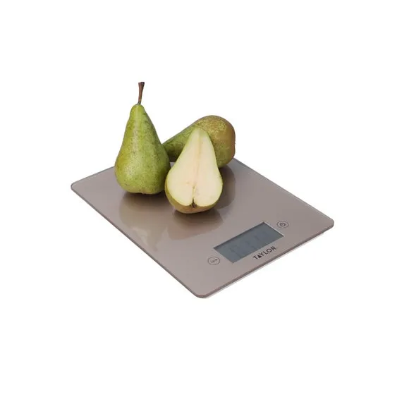 Taylor Pro Glass Digital Kitchen Scales 5kg - Copper product