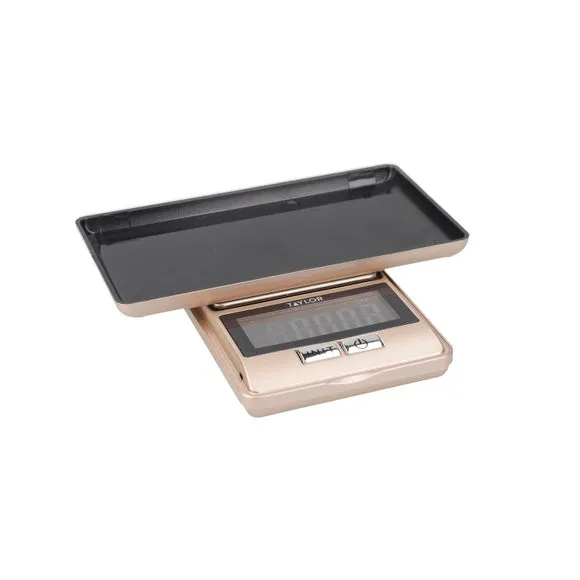 Taylor Pro Precision Pocket Kitchen Scales - Rose Gold alternate view