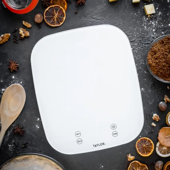 Taylor Pro Waterproof Dual 14Kg Digital Kitchen Scale - Silver alternate view