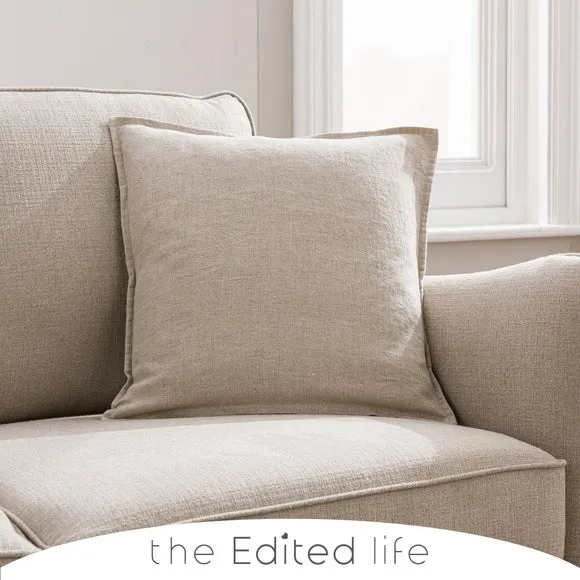 Cartmel Square Cushion - Natural, Linen product
