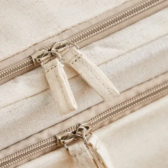 Storage Trunk with Double Zip - Natural alternate view