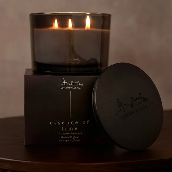 Essence Of Time Cherry & Tobacco Multi Wick Candle - Navy Blue alternate view