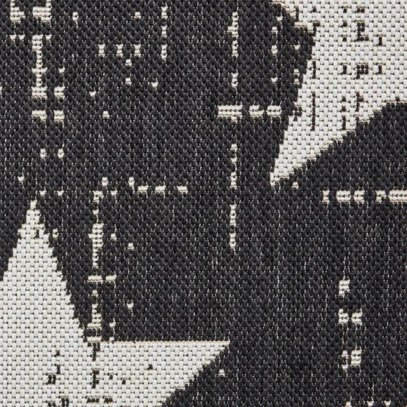 Indoor Outdoor Rug - Black, Polypropylene alternate view