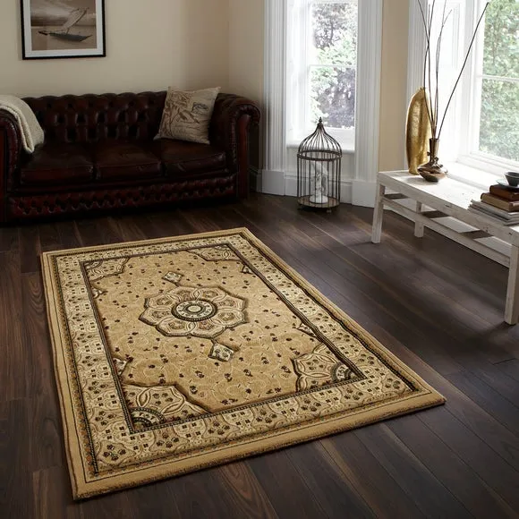 Heritage Rug with Medallion - Cream Red alternate view