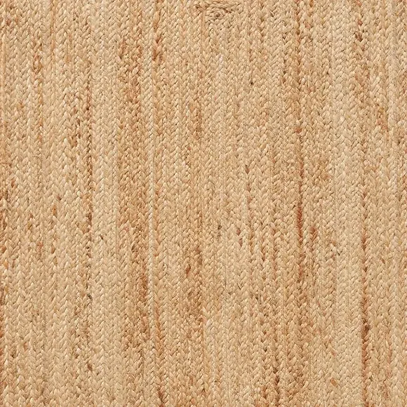 Scalloped Jute Rug - Black alternate view