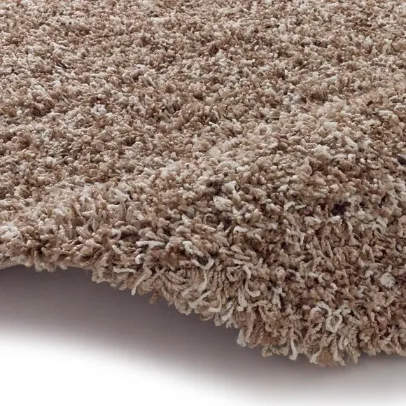 Shaggy Rug with 5cm Pile - Beige by Dunelm, image 3
