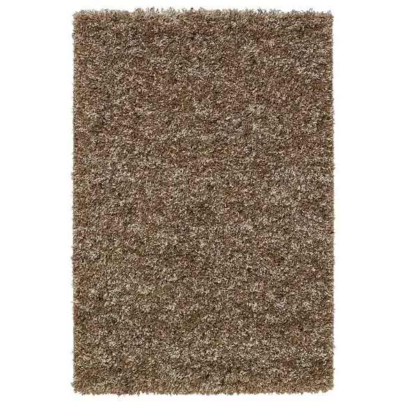 Shaggy Rug with 5cm Pile - Beige by Dunelm, image 2