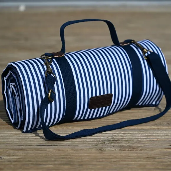 XL Picnic Blanket with Carry Handle - Blue, Polyester product