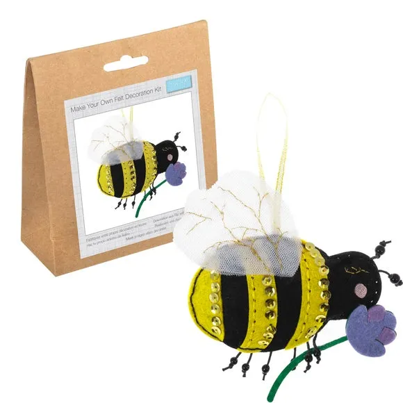 Trimits Bee Felt Decoration Kit - Multicolor alternate view