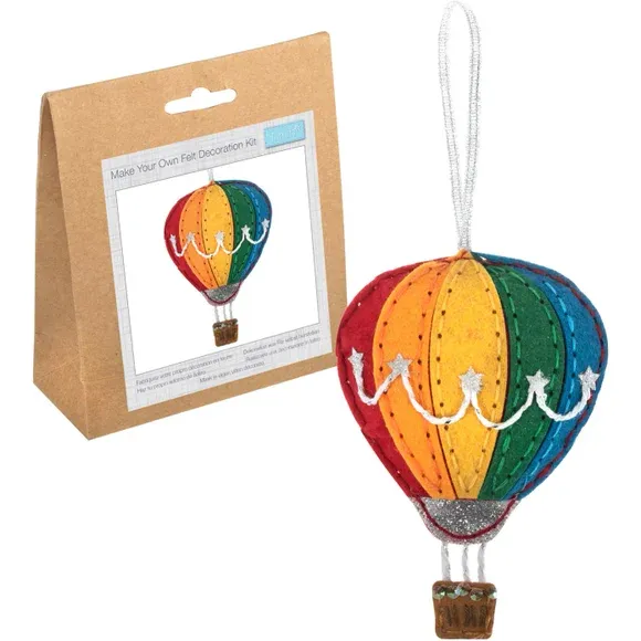 Trimits Hot Air Balloon Felt Decoration Kit - Multicolor alternate view