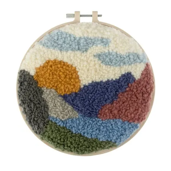 Trimits Landscape Punch Needle Hoop Kit - Multicolor alternate view