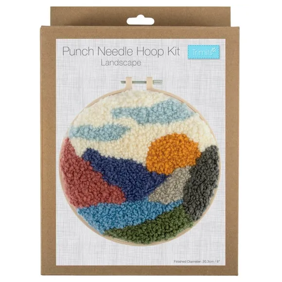 Trimits Landscape Punch Needle Hoop Kit - Multicolor product