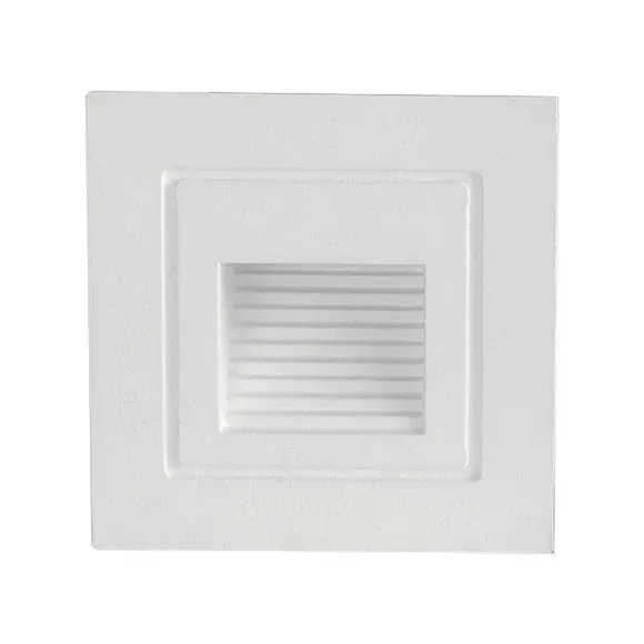 V-TAC Set of 4 Square LED Step Lights - White, Aluminium product