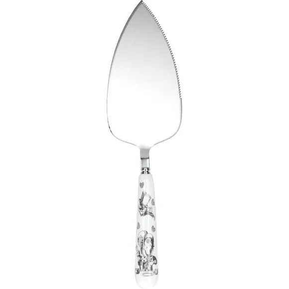 V&A Alice in Wonderland Cake Slice - Silver, Stainless Steel