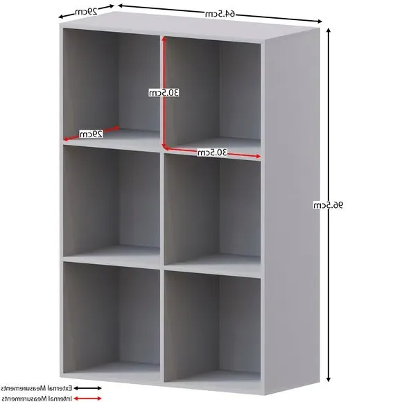 Durham 2x3 Cube Storage Unit - Grey alternate view