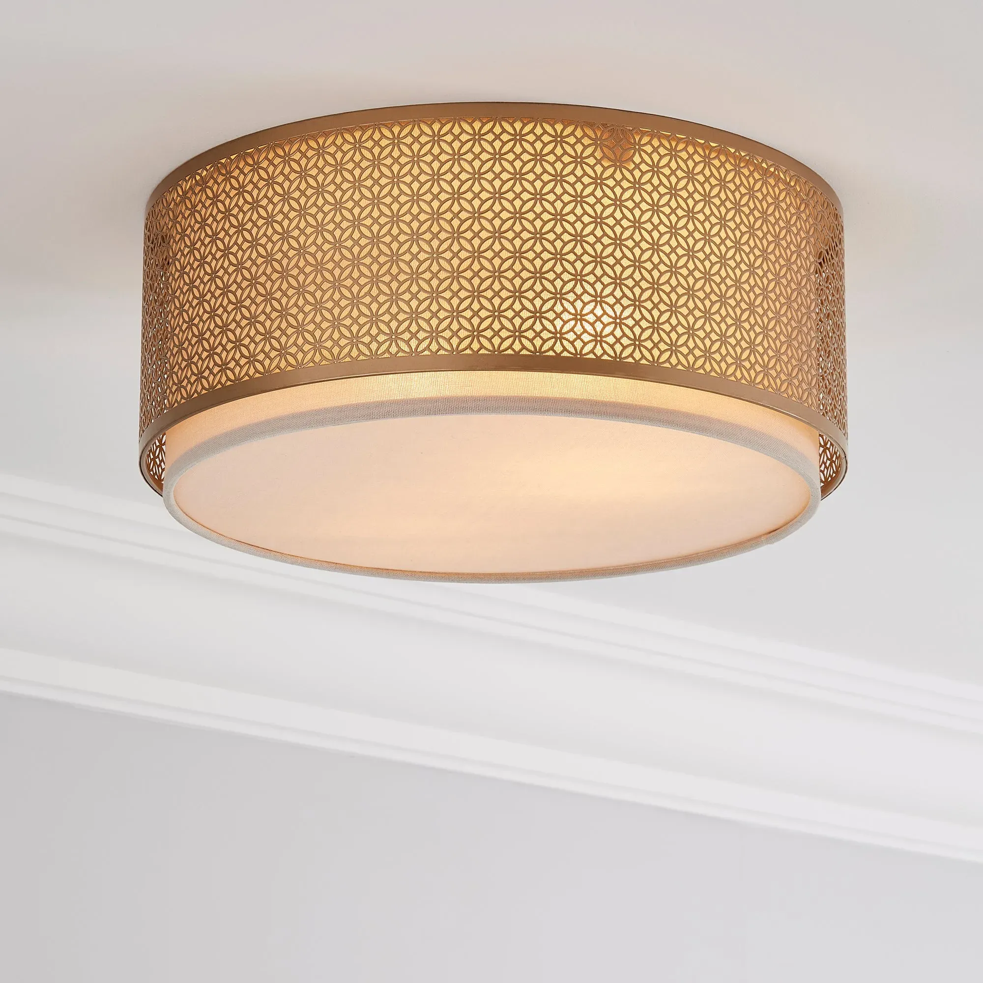 vienna-flush-ceiling-fitting-beige image