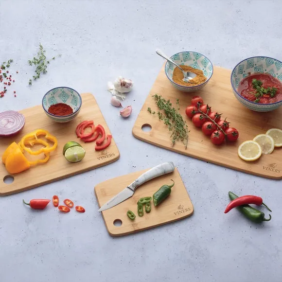 Viners Set of 3 Chopping Boards - White alternate view