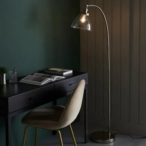 Brook Arc Floor Lamp - Clear, Glass alternate view