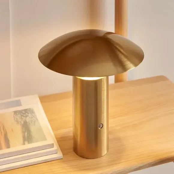 Florida Rechargeable Touch Dimmable LED Table Lamp - Gold alternate view